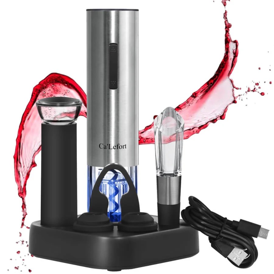 Ca'Lefort Electric Wine O...um Stopper and Wine Pourer 