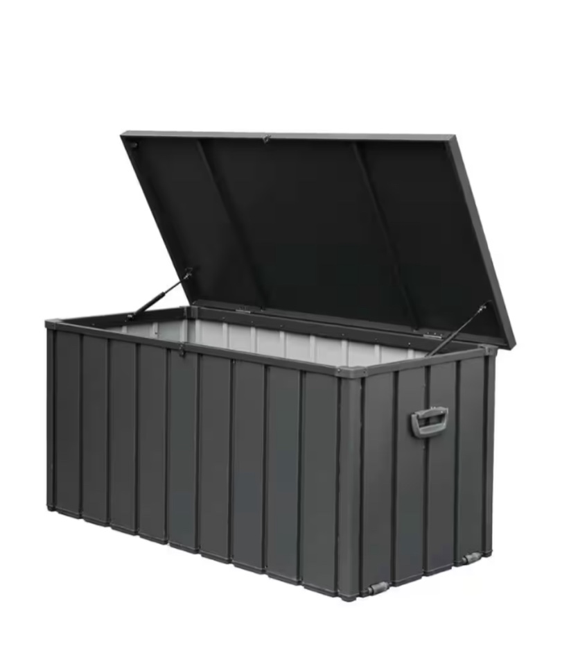 150 Gal. Dark Gray Metal Deck Box