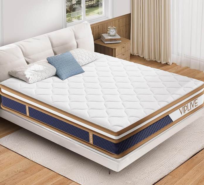 Twin Size Mattress, 10 Inch Memory Foam Mattress, Soft and Comfortable Medium Firm Twin Mattre