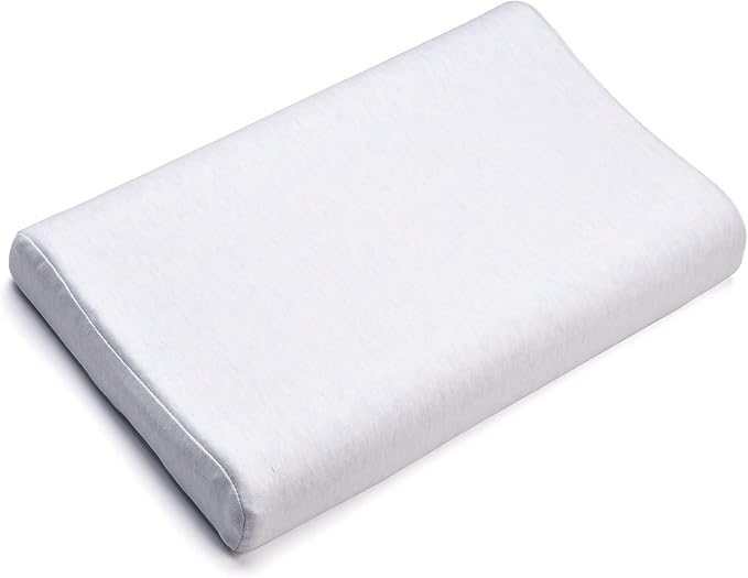 Contour Latex Pillow for Teenager Bed Sleeping, Small Travel Pillow, Breathable and Soft Pillows