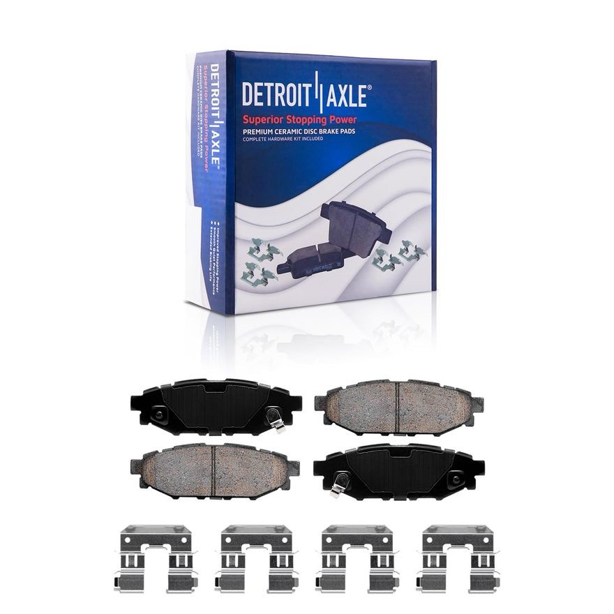 Detroit axle  part P-1114 Rear Ceramic Brake Pads