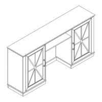 Wooden Tv stand with cabinet 