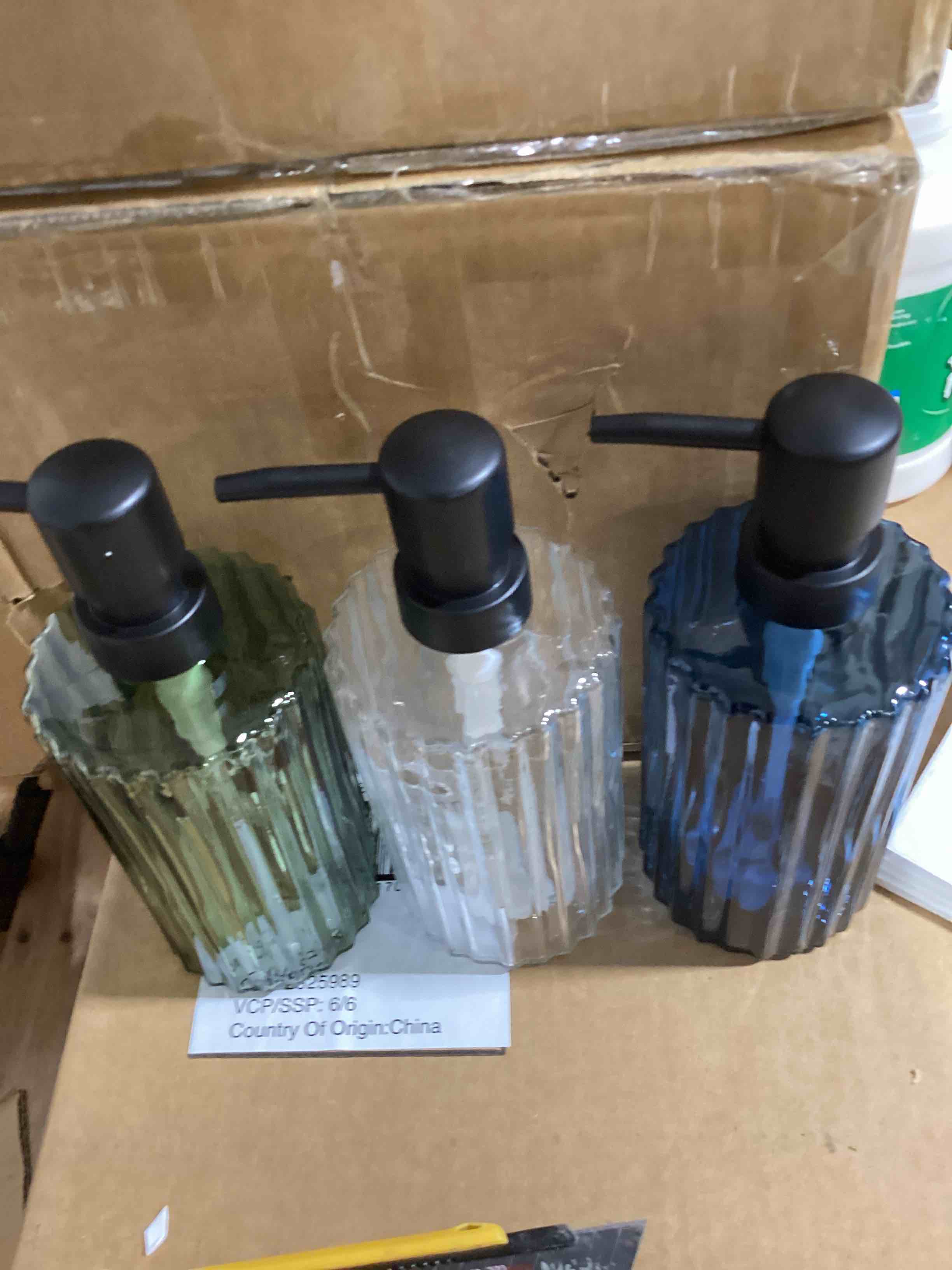 Glass pump jar 