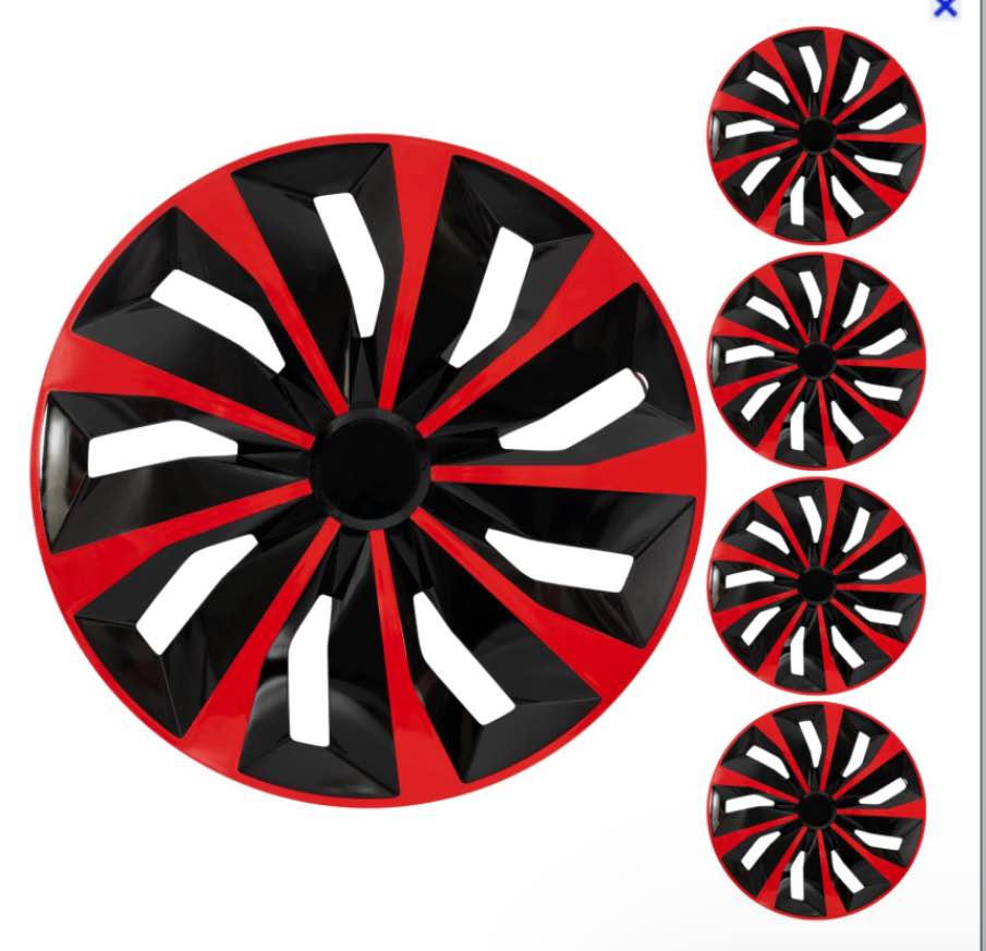 Hubcap Wheel Cover Replacement R14 Hub Caps Universal Wheel Rim Cover ABS Material Exterior Accessories for Car Trunk SUV -Set of 4