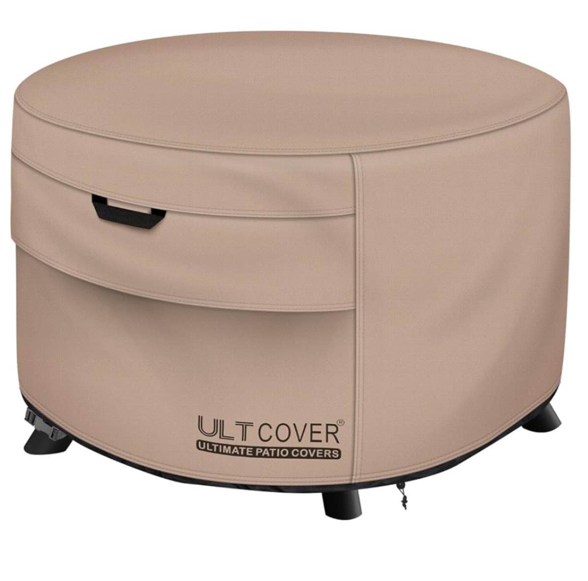 ULTCOVER Patio Fire Pit Table Cover Square 40 inch Outdoor Waterproof Fire Bowl Cover