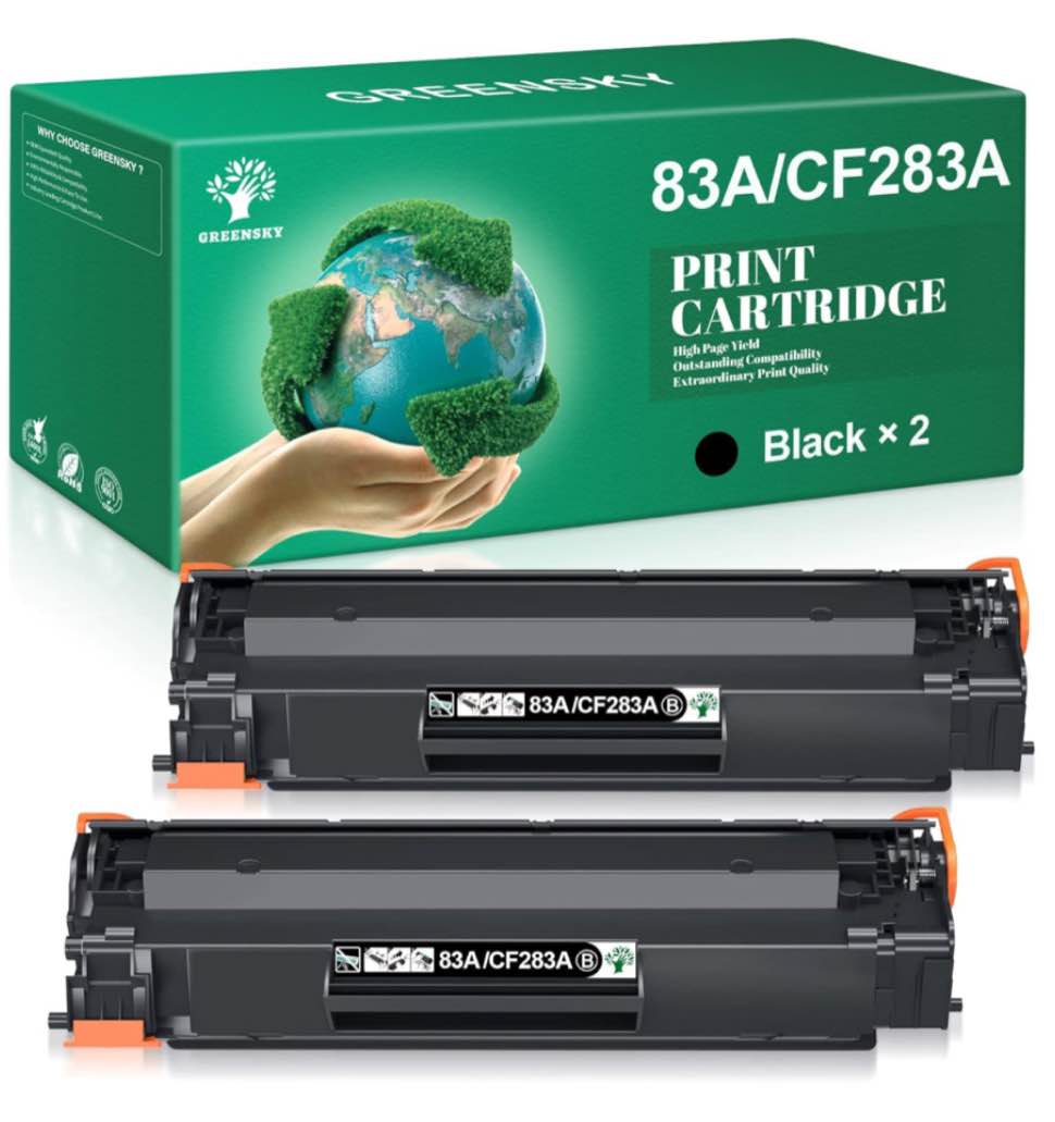 GREENSKY Compatible Toner Cartridge Replacement for HP 83A CF283A 283A ...