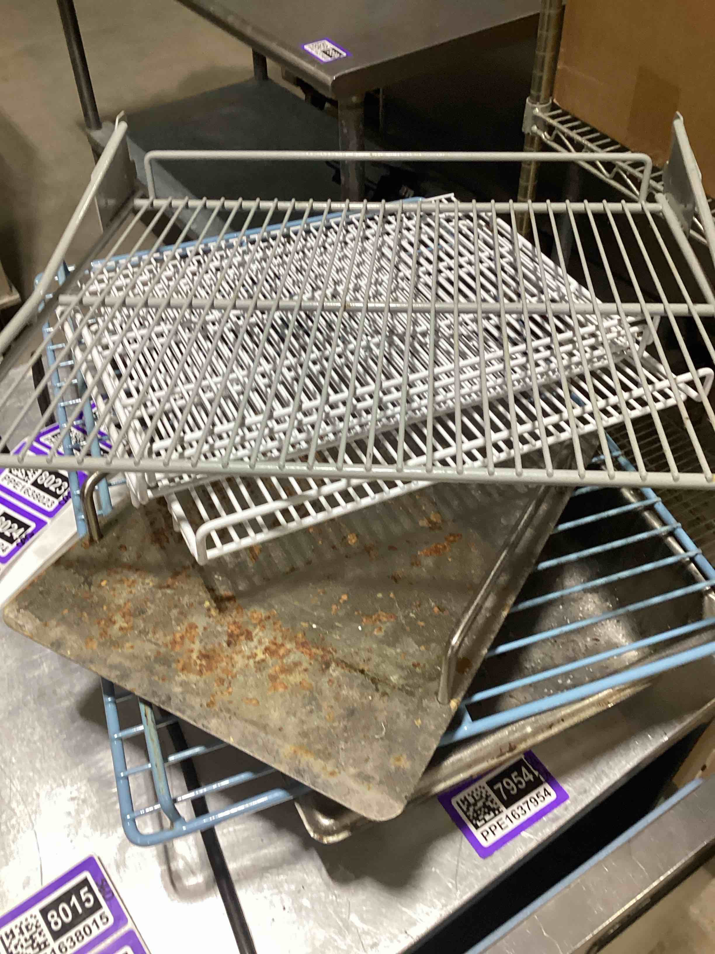 Condition photo showing As Is for Assorted lot 5 wall racks 