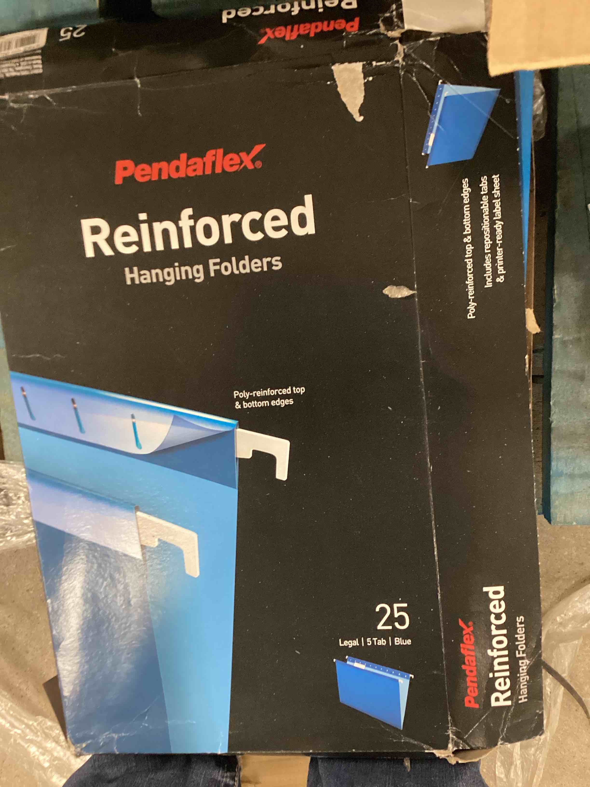 Pendaflex Hanging File Folders, Legal Size, Blue (PFX415315BLU)