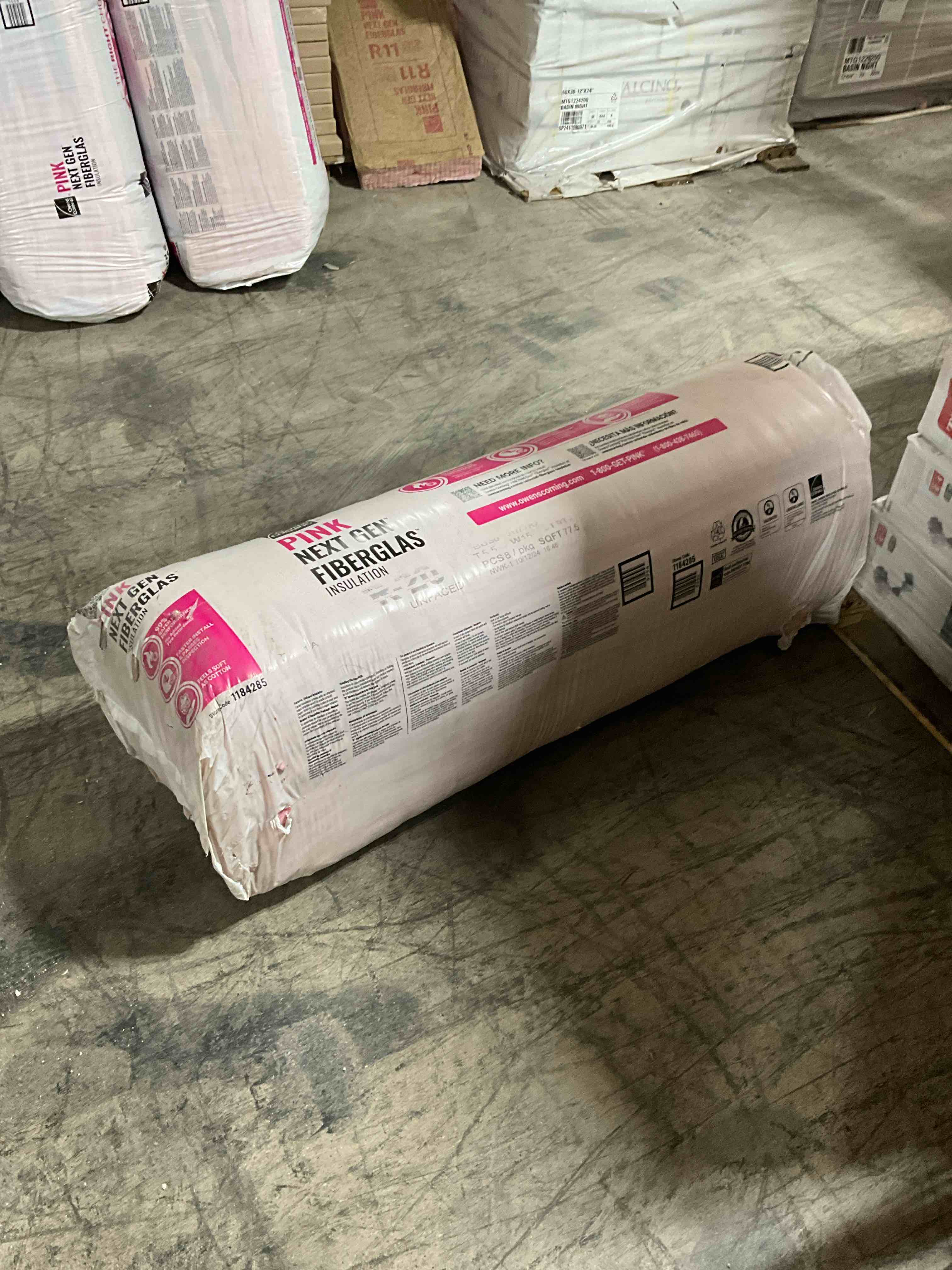 r20 unfaced 5.5” thick 15” wide 93” long 77.5 sq ft