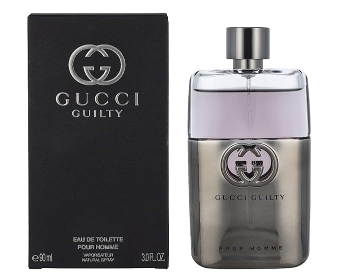 Gucci Guilty Men's Pour Homme Eau de Toilette Spray, 3 oz