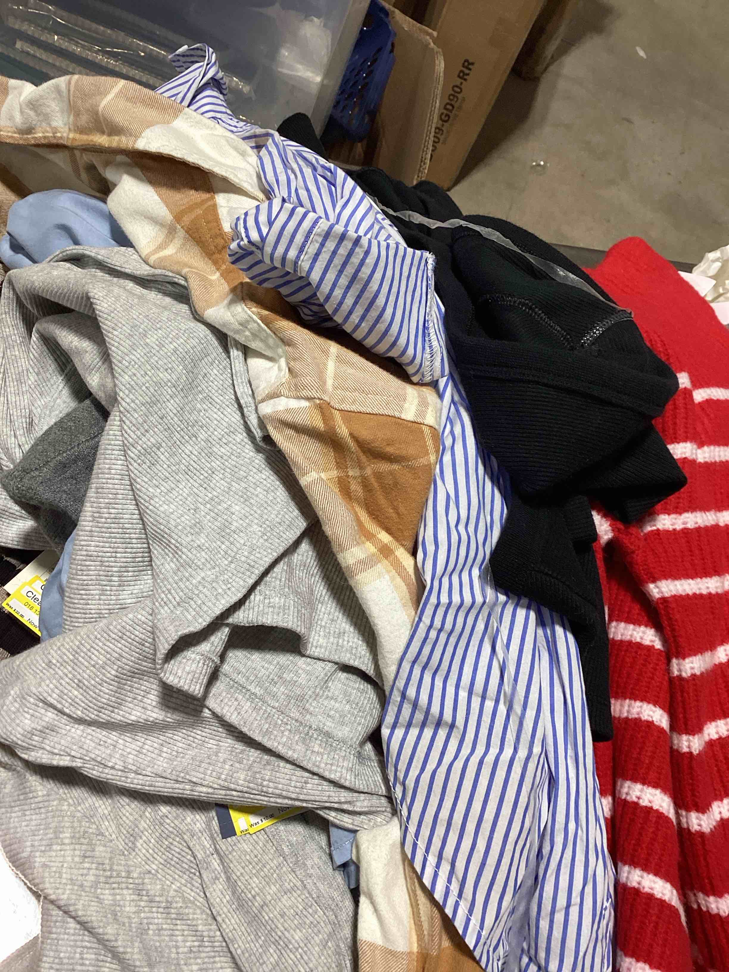 Clothing Assorted size color and style Item