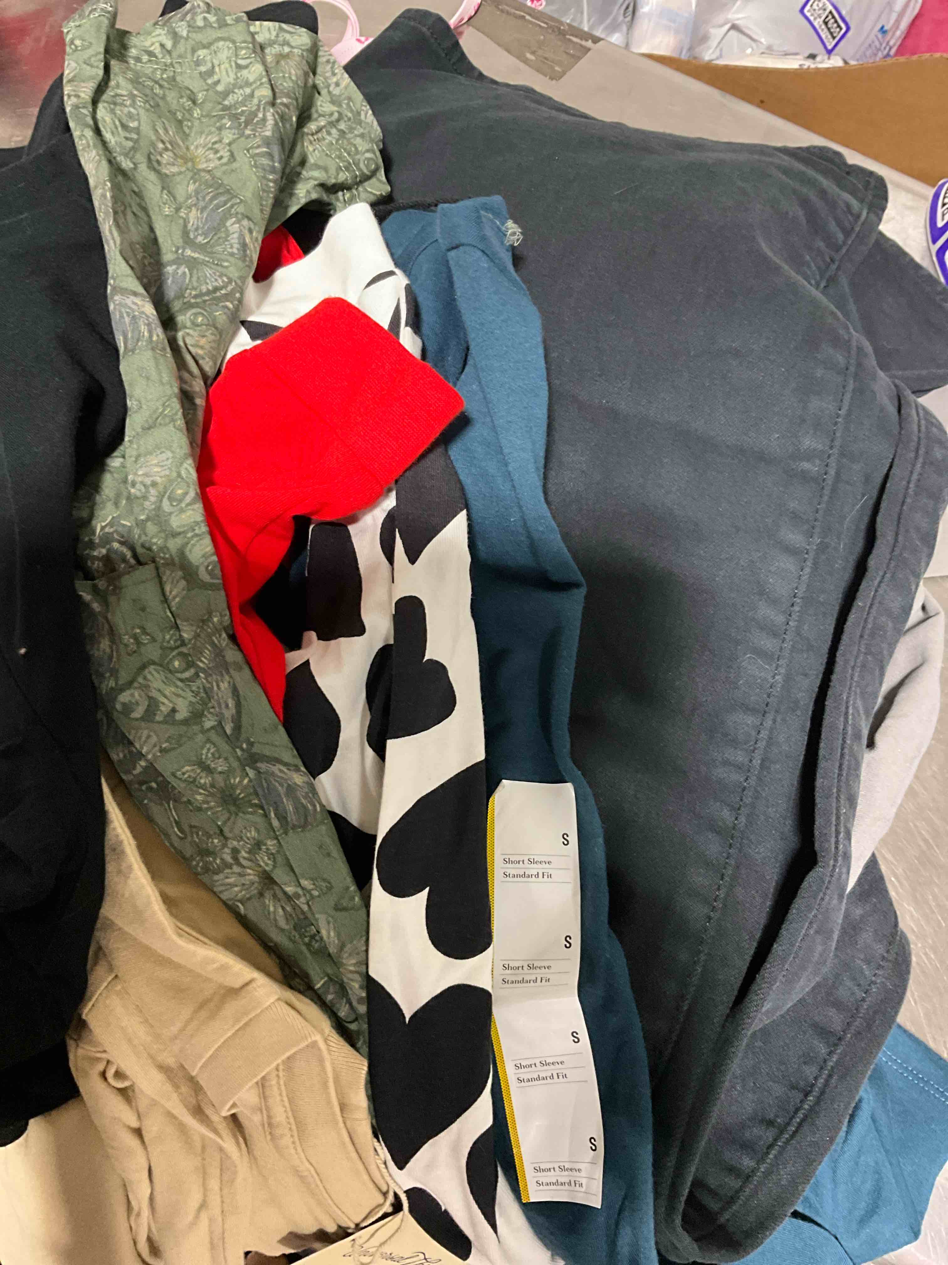 Different clothes size color and style