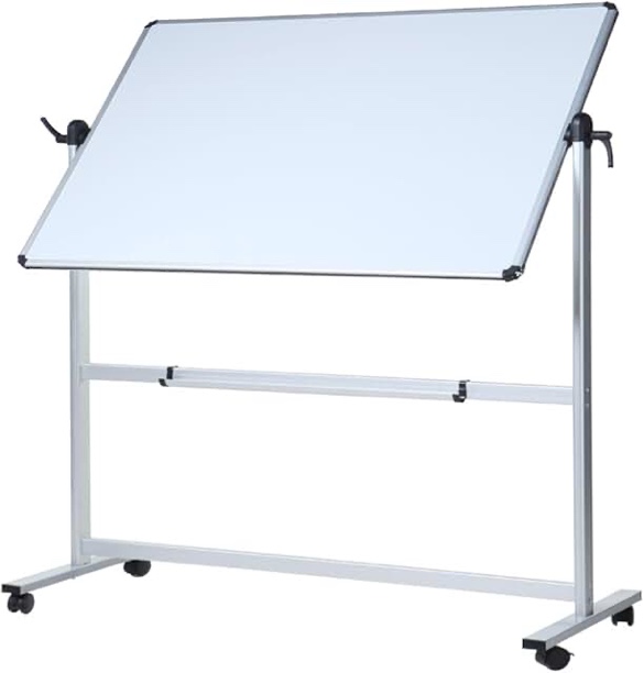 max-office double sided mobile magnetic whiteboard size 72x48inches