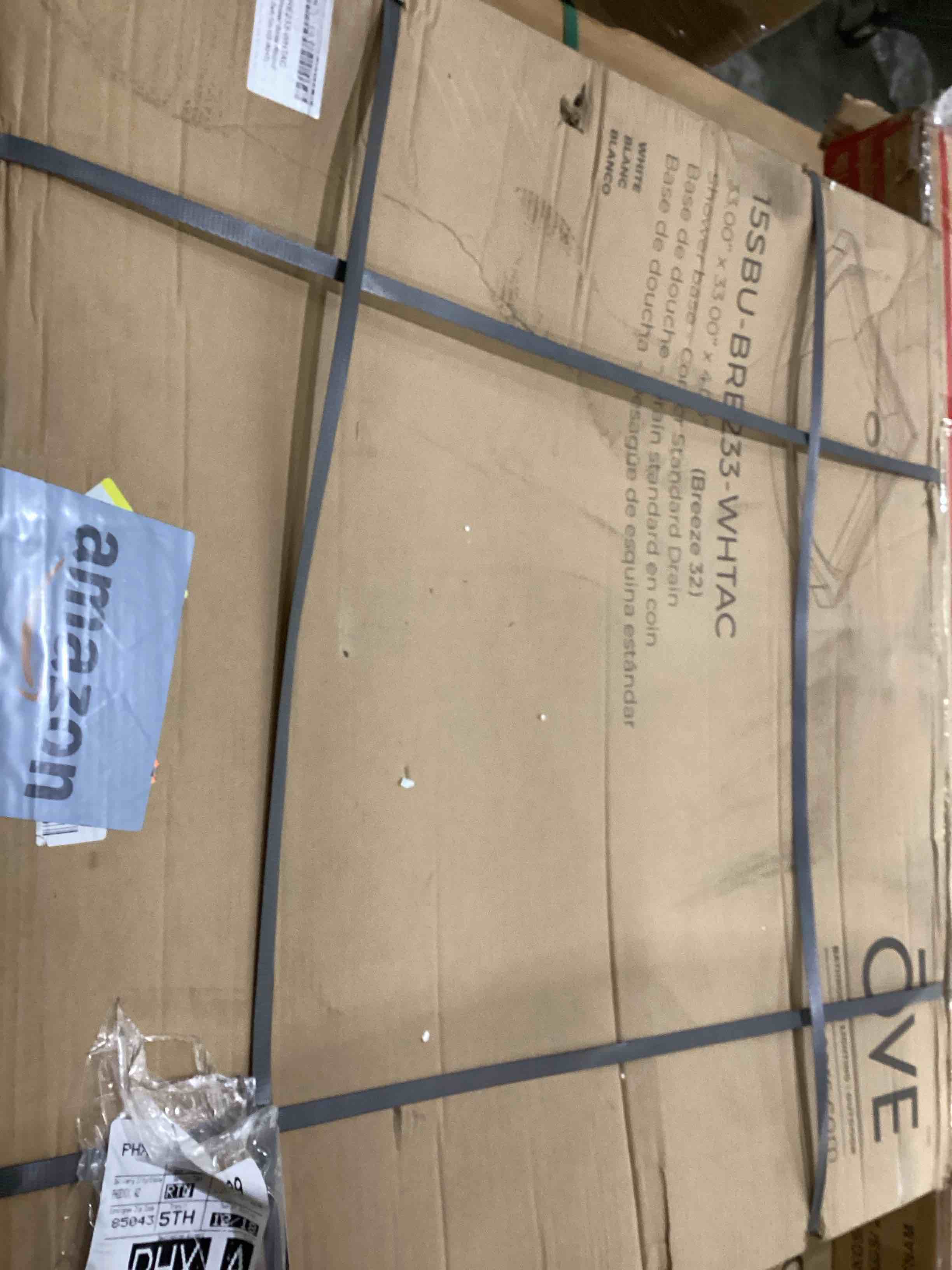 ove shower base corner standard drain 