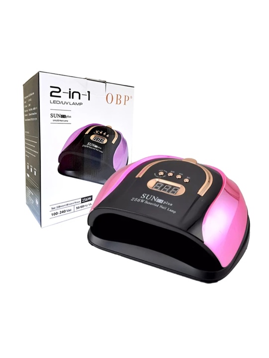 TrendsProfessional Nail Lamp Digital Time Led/Uv 256w Metallic