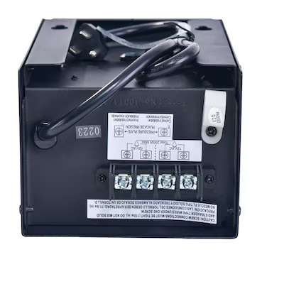 Harbor Breeze 200-Watt 12-Volt Multi-Tap Landscape Lighting Transformer with Digital