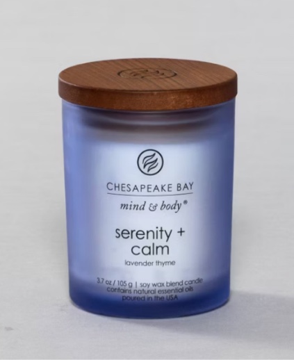 Jar Candle Serenity and Calm - Chesapeake Bay Candle ( pack 6 