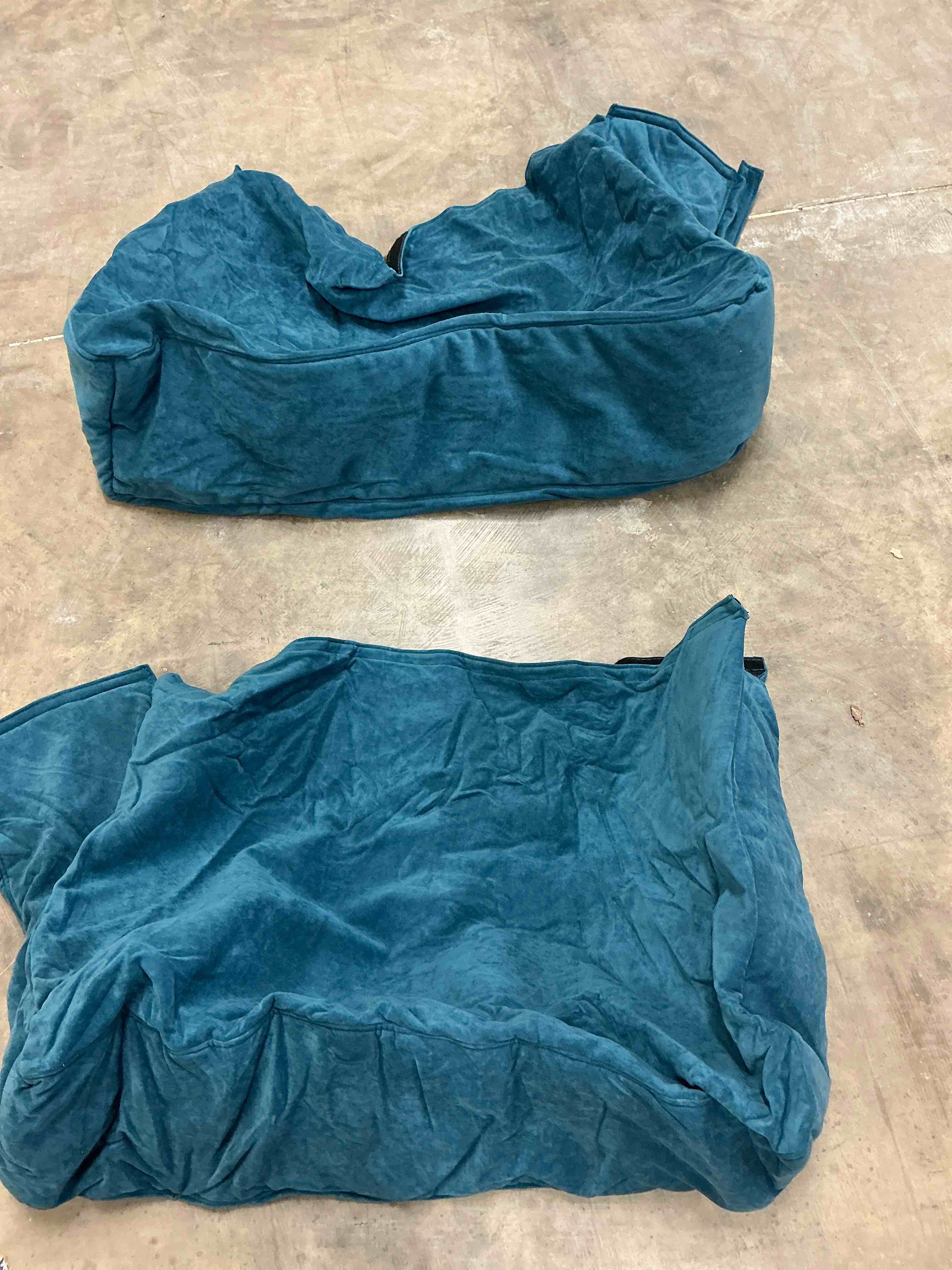 Two sofa cushion linings