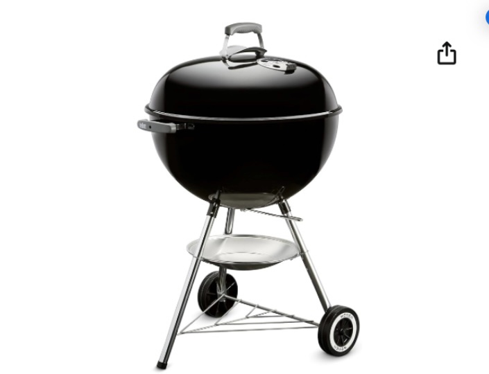 Weber Original Kettle Charcoal Grill for Outdoor Cooking and Barbecue,( similar) 