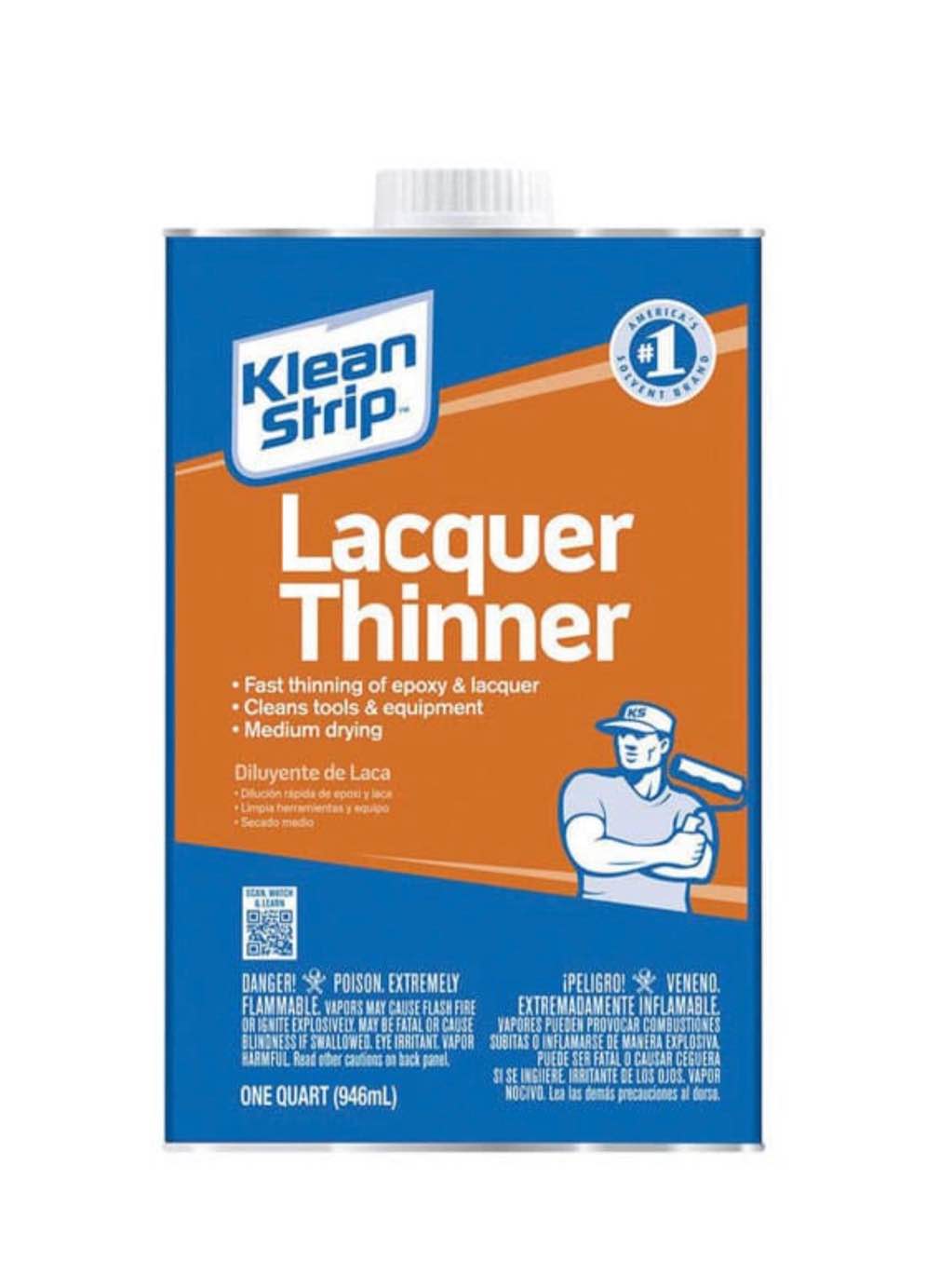 assorted GL045 Boiled Linseed Oil, 1-Gallon|,  Klean-Strip® Lacquer Thinner 1 Quart