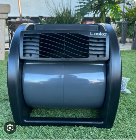 Lasko Max Performance Pivoting Utility Blower Fan, Black