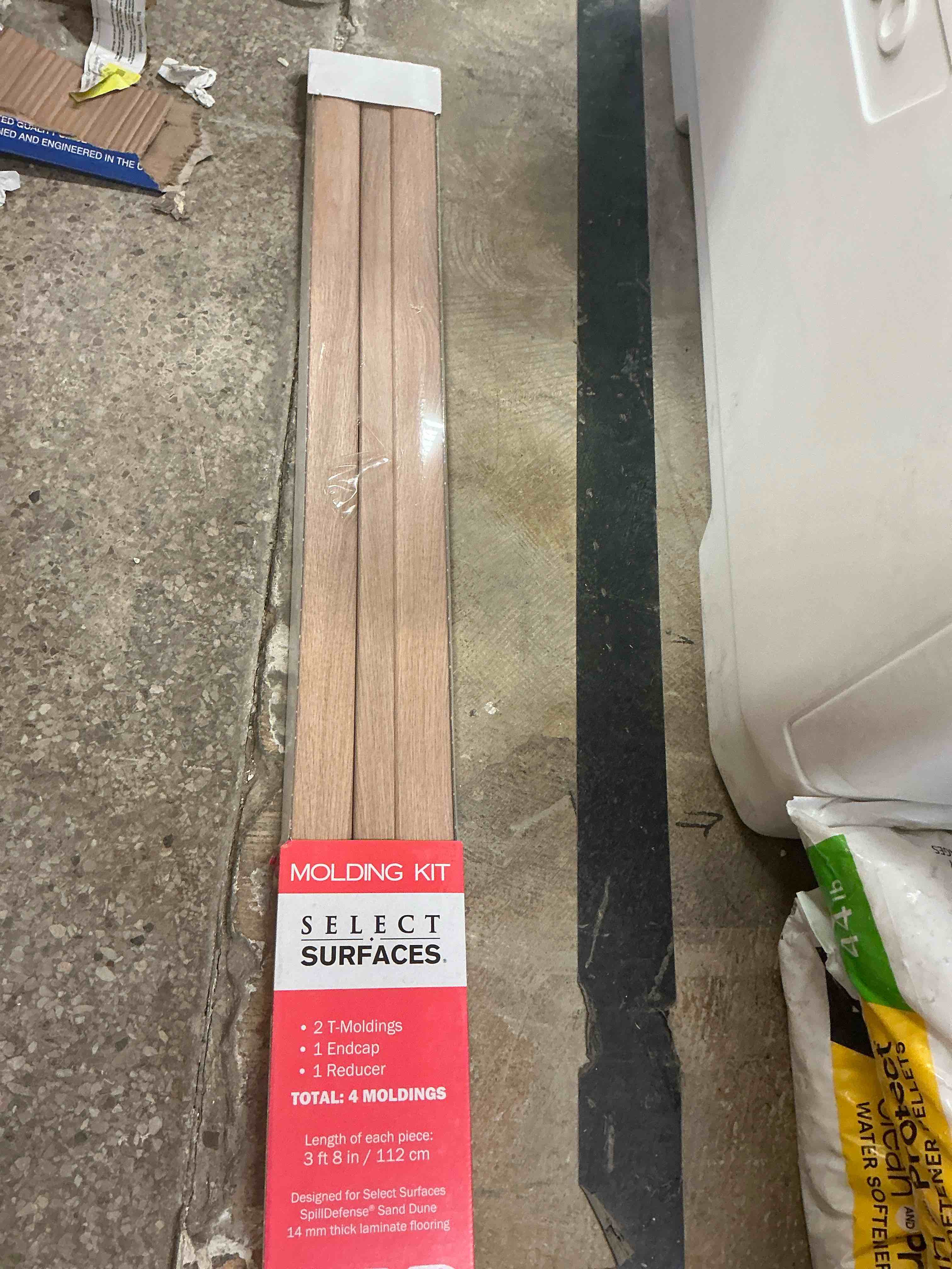 select surfaces Length of each piece: 3 ft 8 in / 112 cm