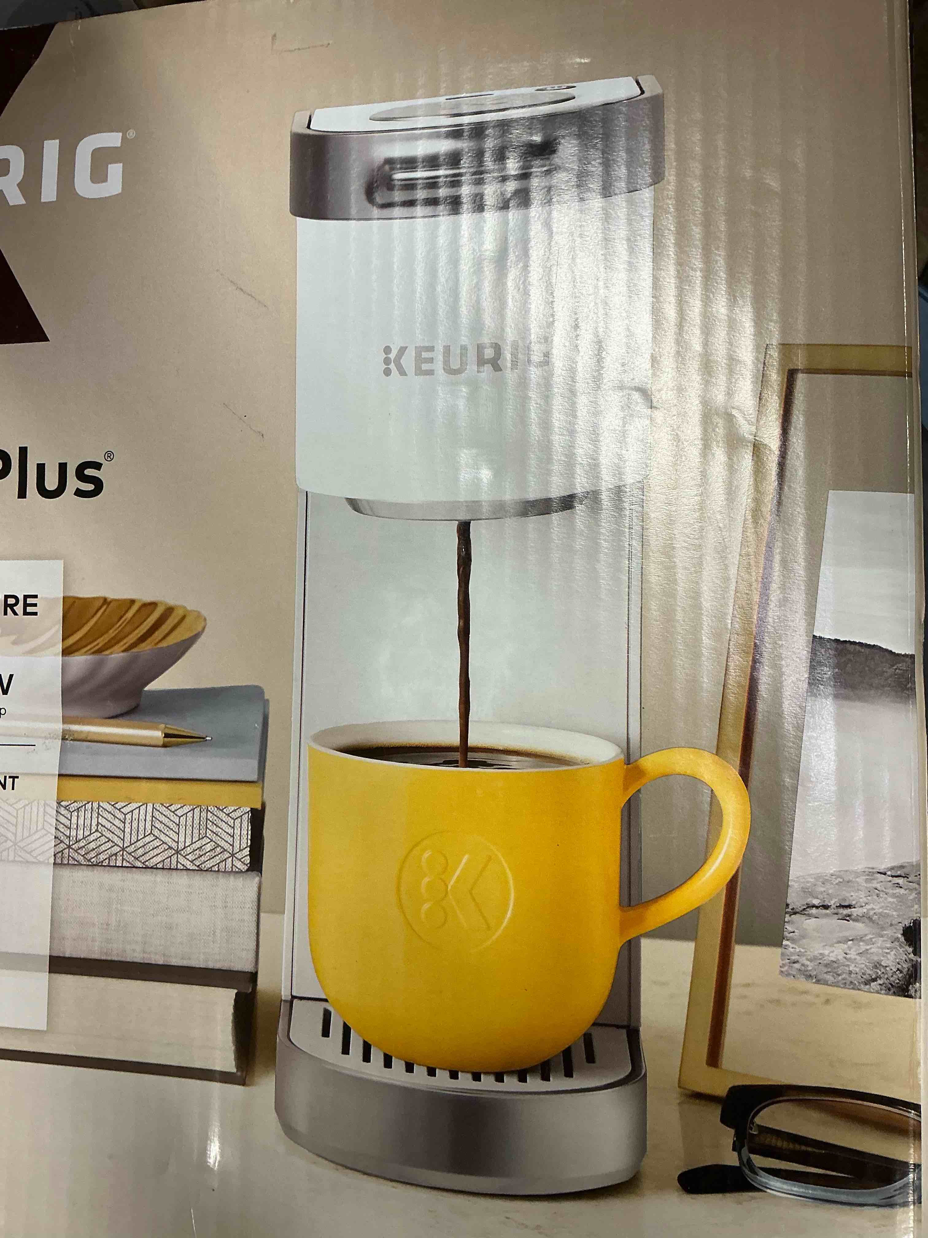 Keurig K-Mini Plus Single Serve K-Cup Pod Coffee Maker, Matte White