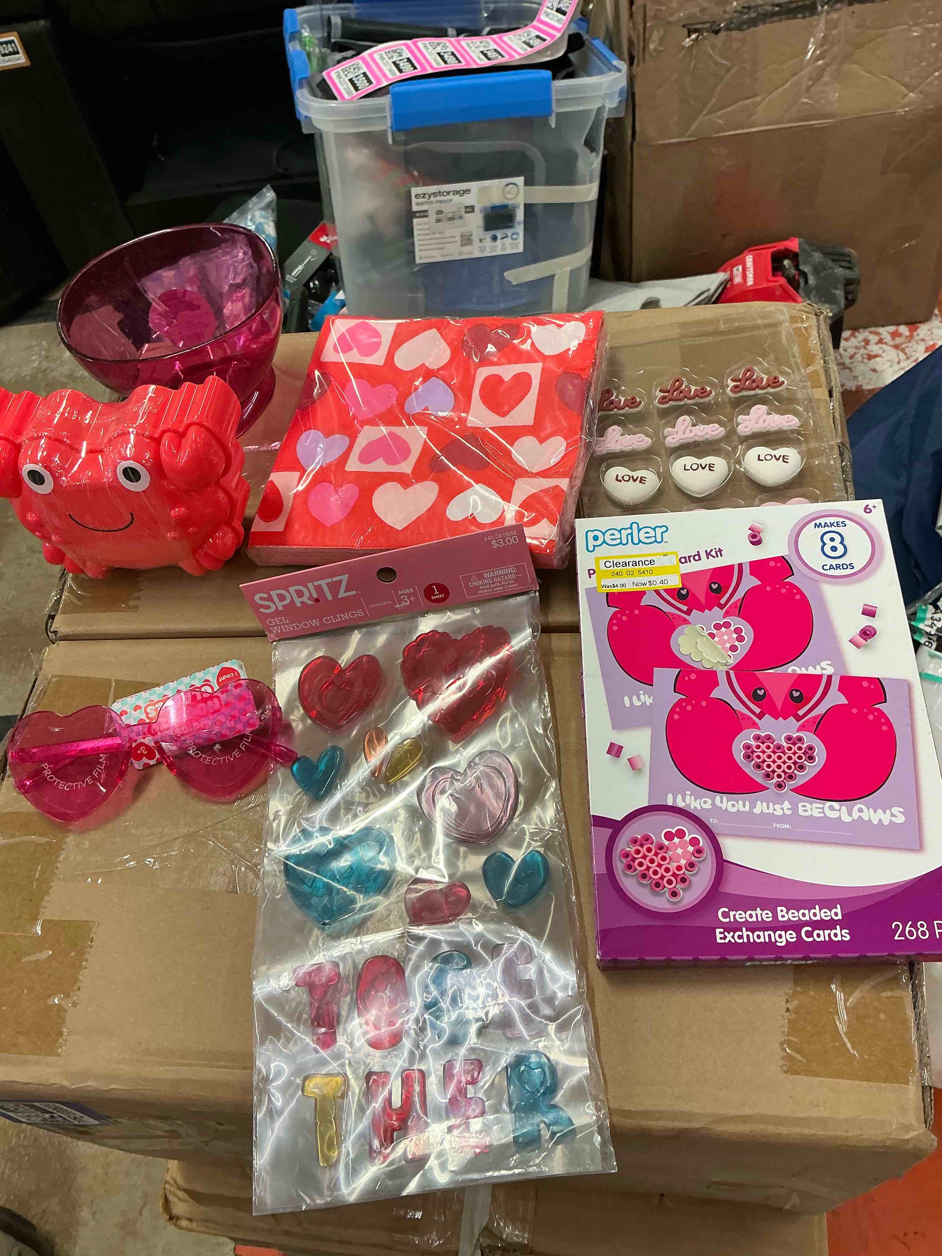 Assorted Valentine's Day products