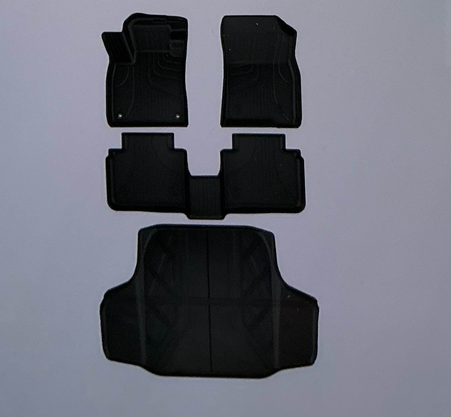 AOMSAZTO All-weather Floor Mats for Honda Accord 2026 2025 2024 2023 (includes hybrid), floor lining TPE and loading mat for 1ª 2nd row Honda Accord accessories and load liner