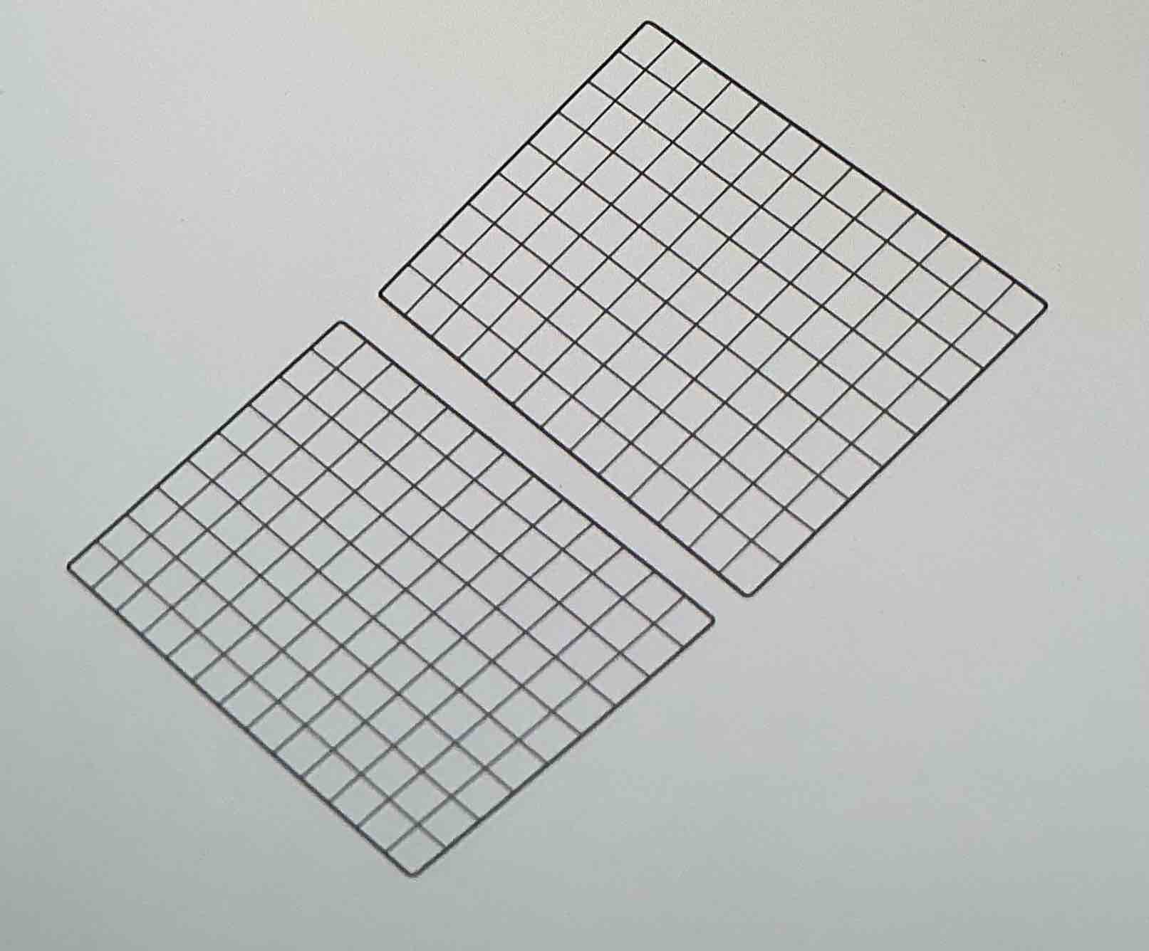 PATIKIL 18 x 26 Inch Wire Mesh Panel, 2 Units of Board Photos, Hanging Grid Panels, Wall Organizer, Decorative Panel for Home, Office, Wedding, Color