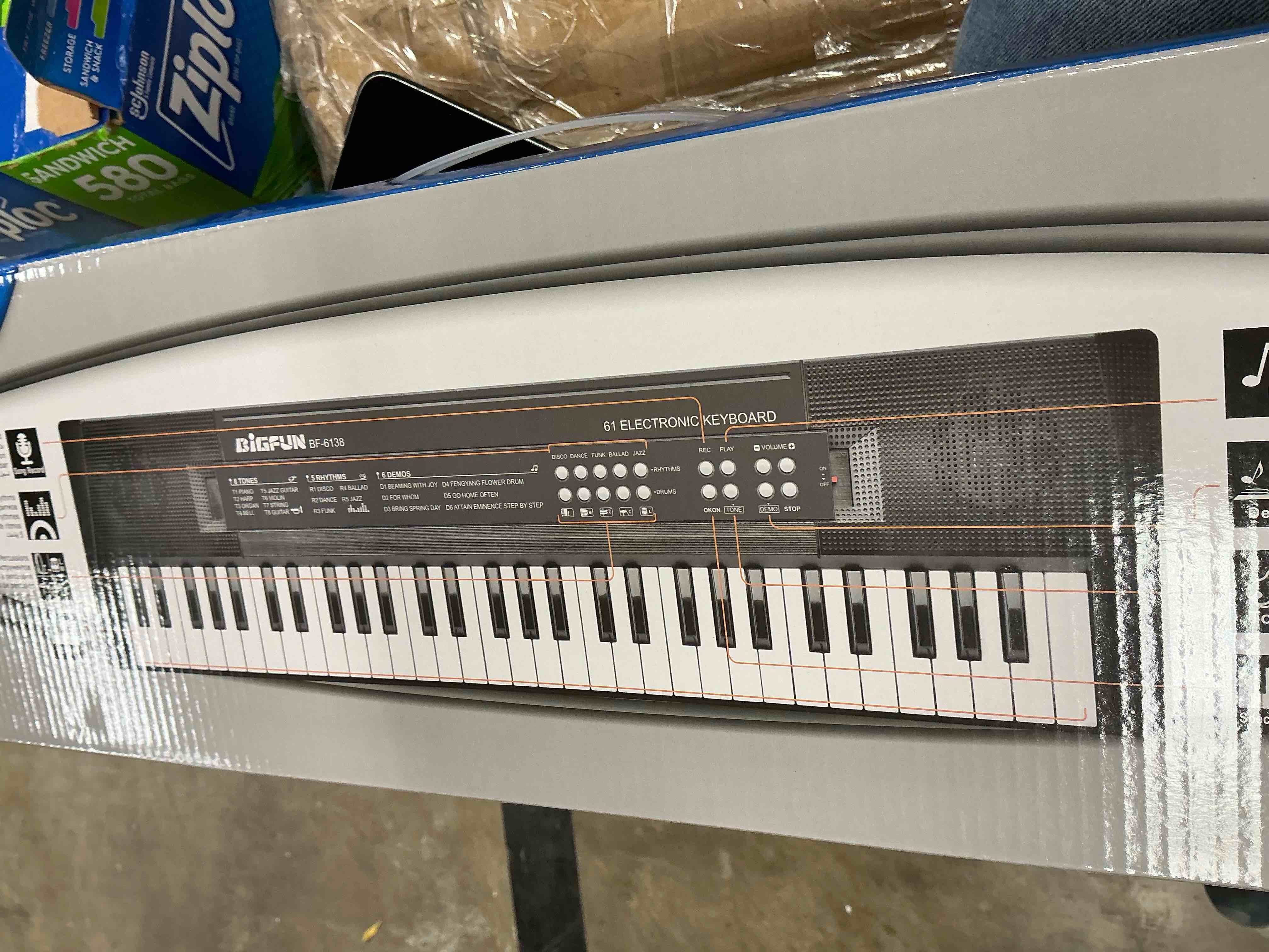 Piano for boy bigfun, 61 electronic keyboard