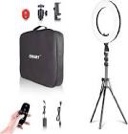 18inch Ring Light with Light Stand, Bi-Color Temperature and Brightness Adjustment