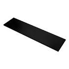 SSWBasics Laminated Black Melamine Shelf - 48" L X 12" W (Similar size)