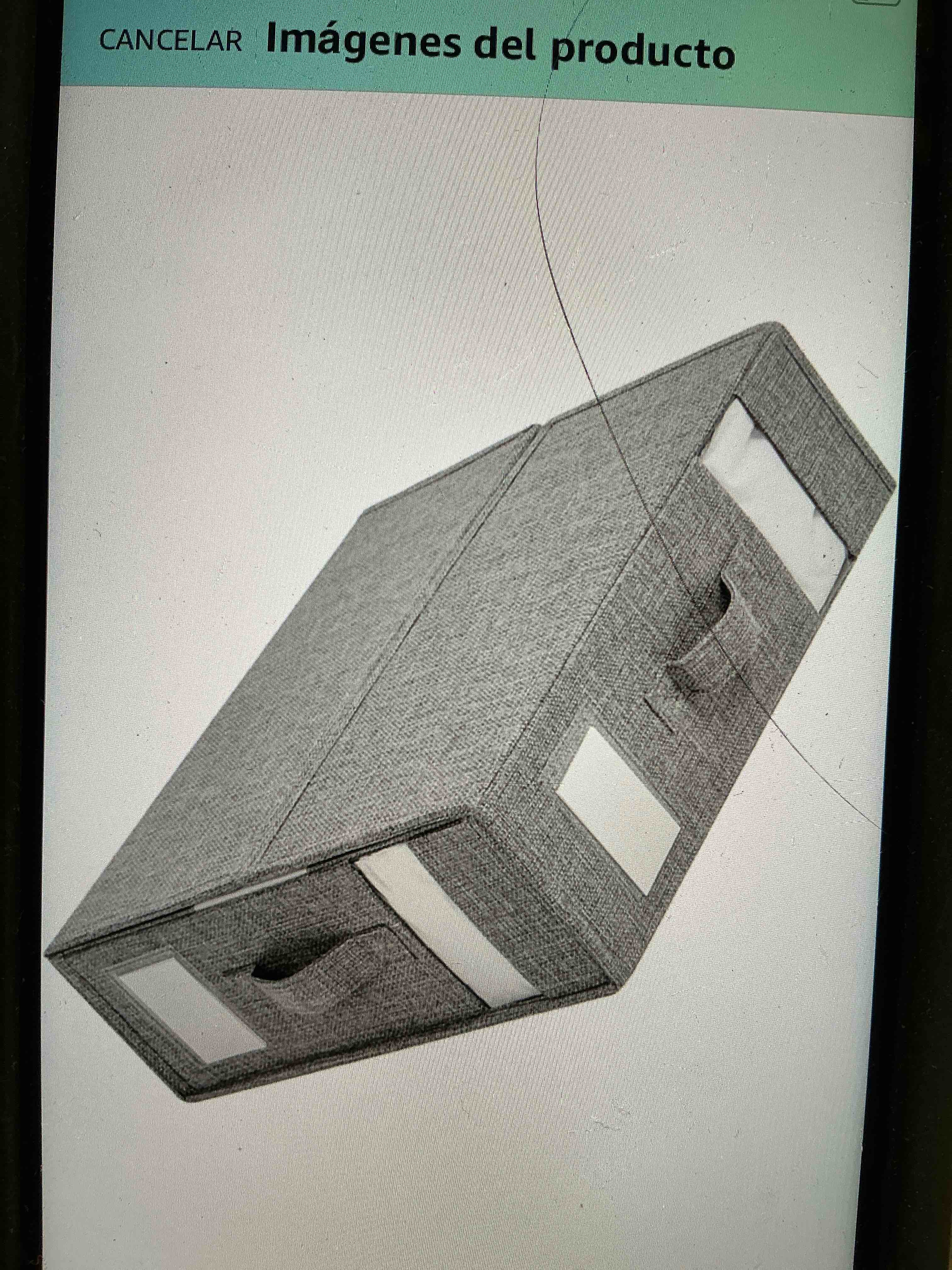 Luxshiny folding storage container for blankets cloth color Gray foldable for blankets cloth color Gray