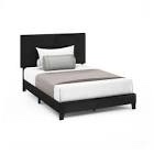 Pessac Black Full Upholstered Bed Frame