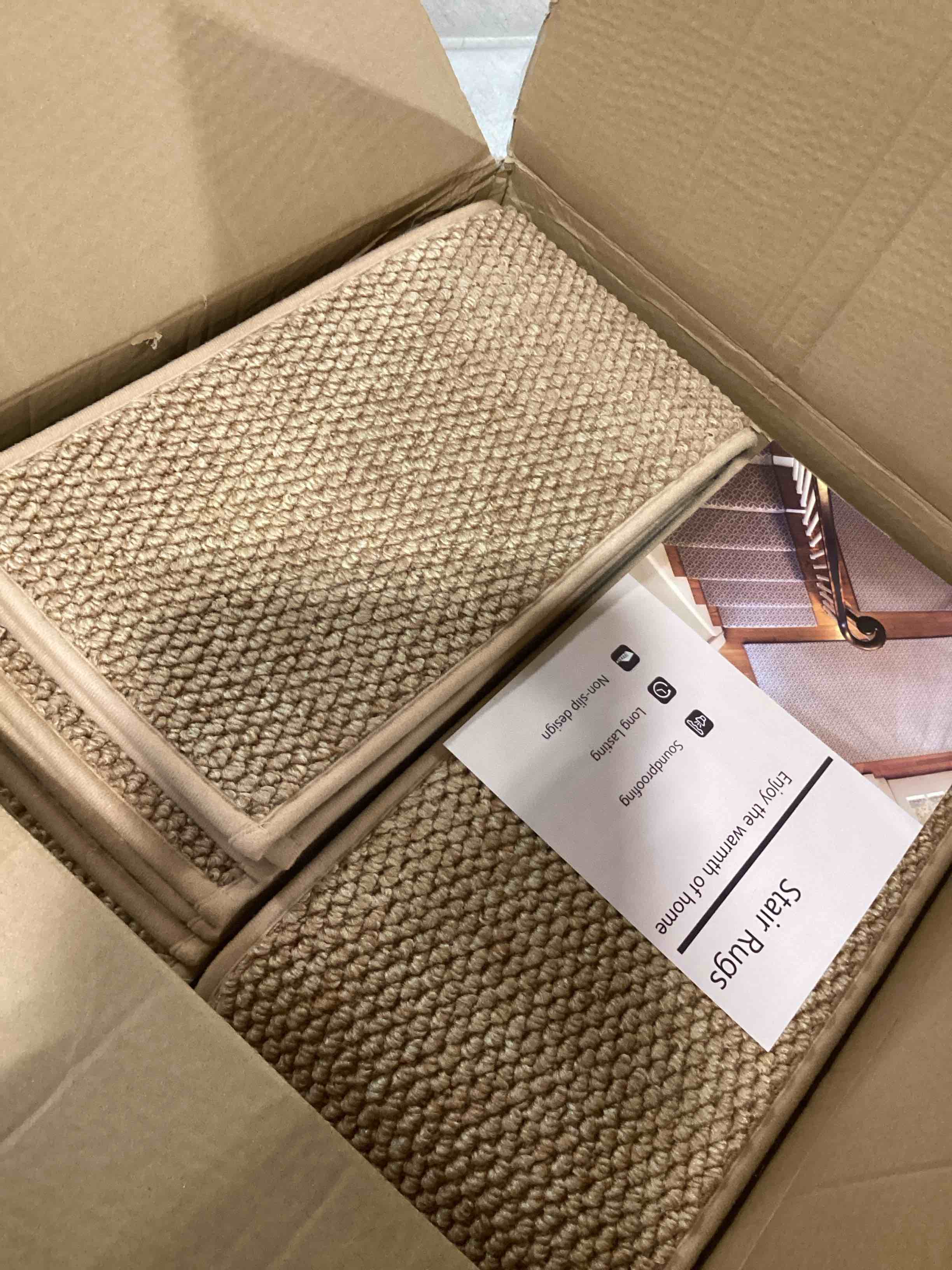 Stair Treads Non Slip Indoor 15pcs