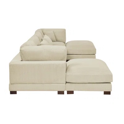 Lyd Sectional Armrest Beige