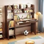 *incomplete missing chair, no hardware* Coerd Kids Desk Learning Study Writing Desk Computer Table  -Brown