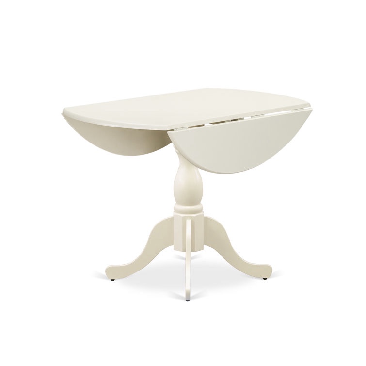 *similar to stock photo** Off-White Arishka Extendable Round Solid Wood Dining Table See More by Lark Manor™