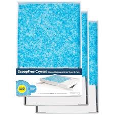 PetSafe scoopfree crystal disposable crystal litter trays 3 pack