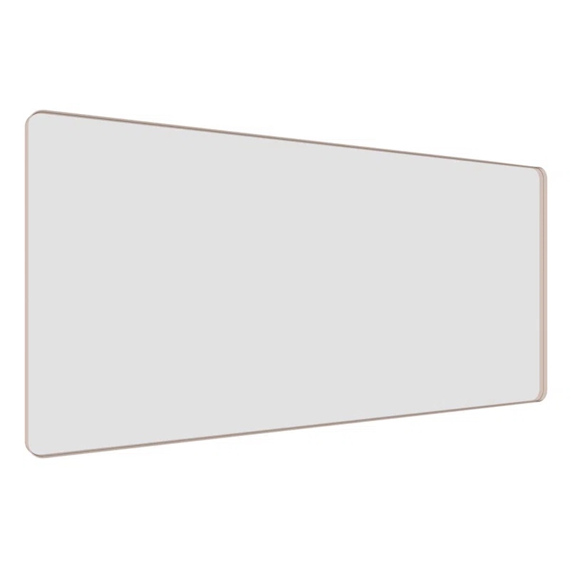 Lesamuel Filleted Corner Wall Mounted Mirror, Bathroom Mirror, Vanity Wall Mirror With Aluminum Frame