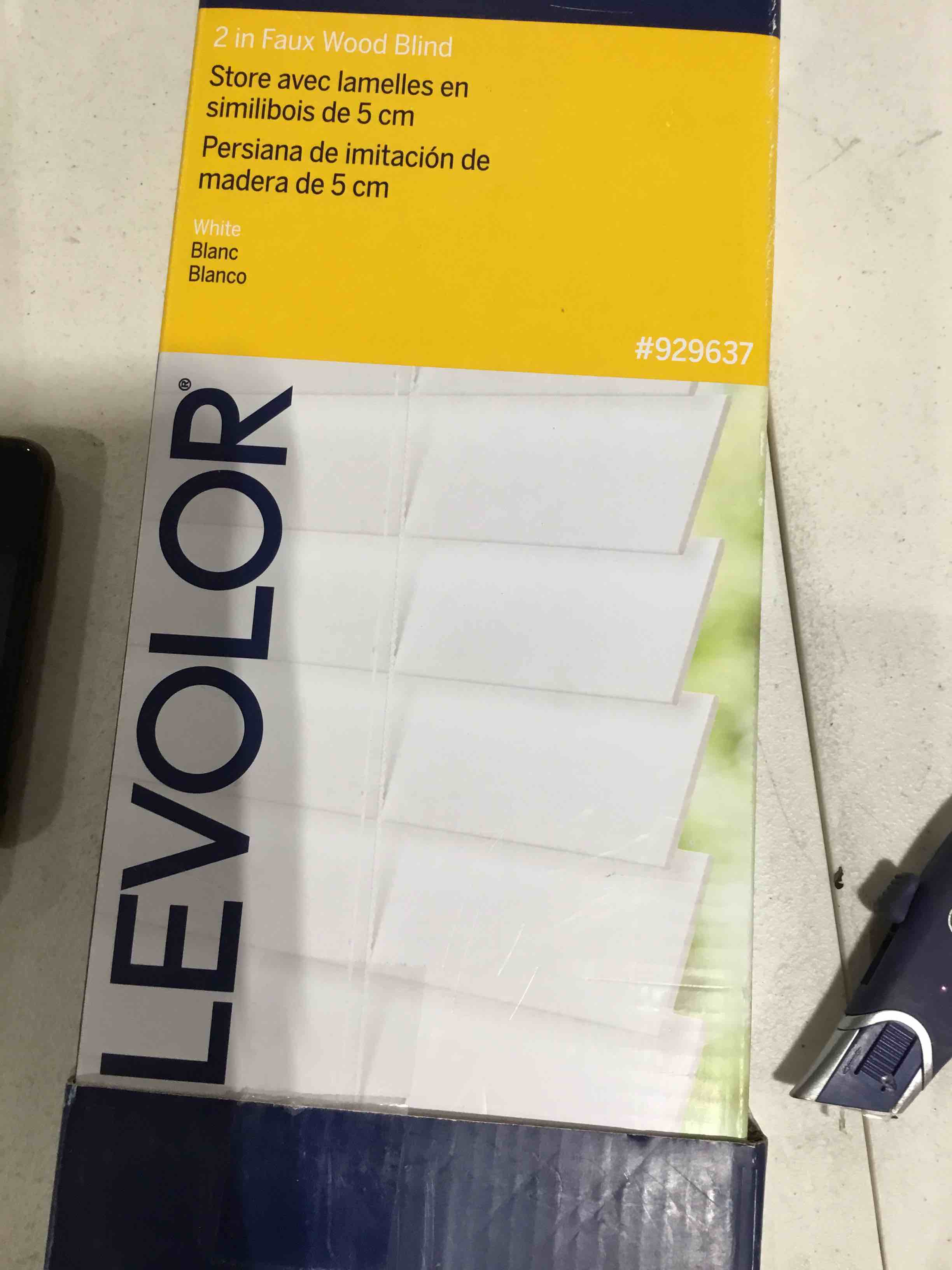 New - Genuine LEVOLOR Real Wood Chestnut Premium Blinds 1" Slat 28" 3/4x34" 1/4