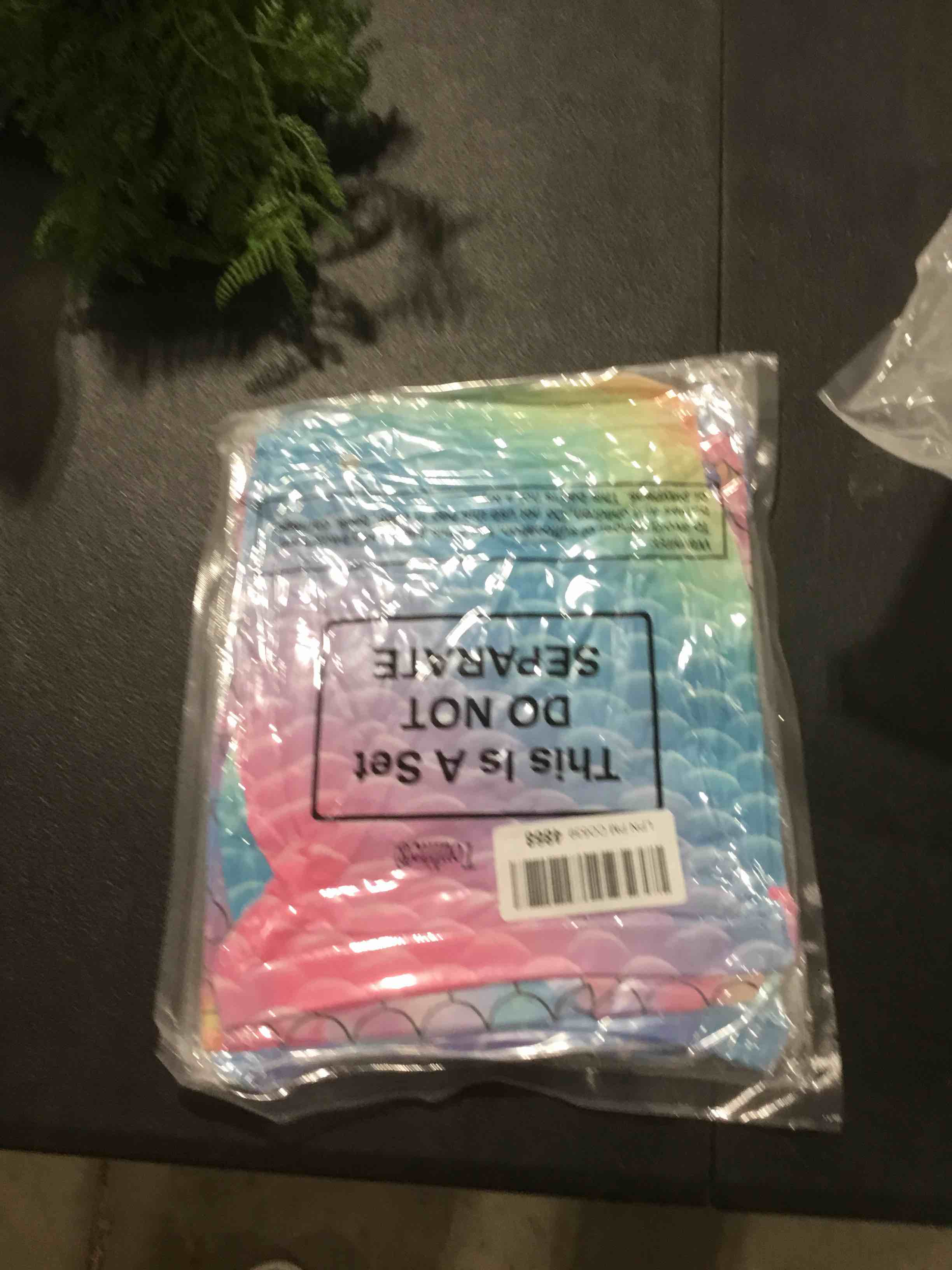 toulite 4 pcs mermaid tail for party favor mermaid tails for girls dress up for valentines 