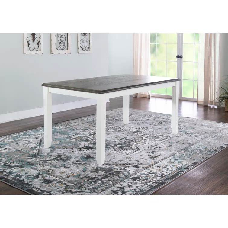 Atiqa Painted Rustic Dining Table