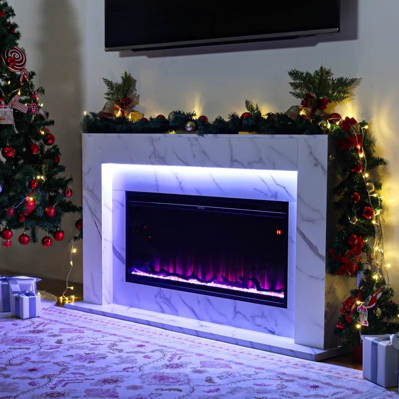 Moneak Simple Surround Electric Fireplace