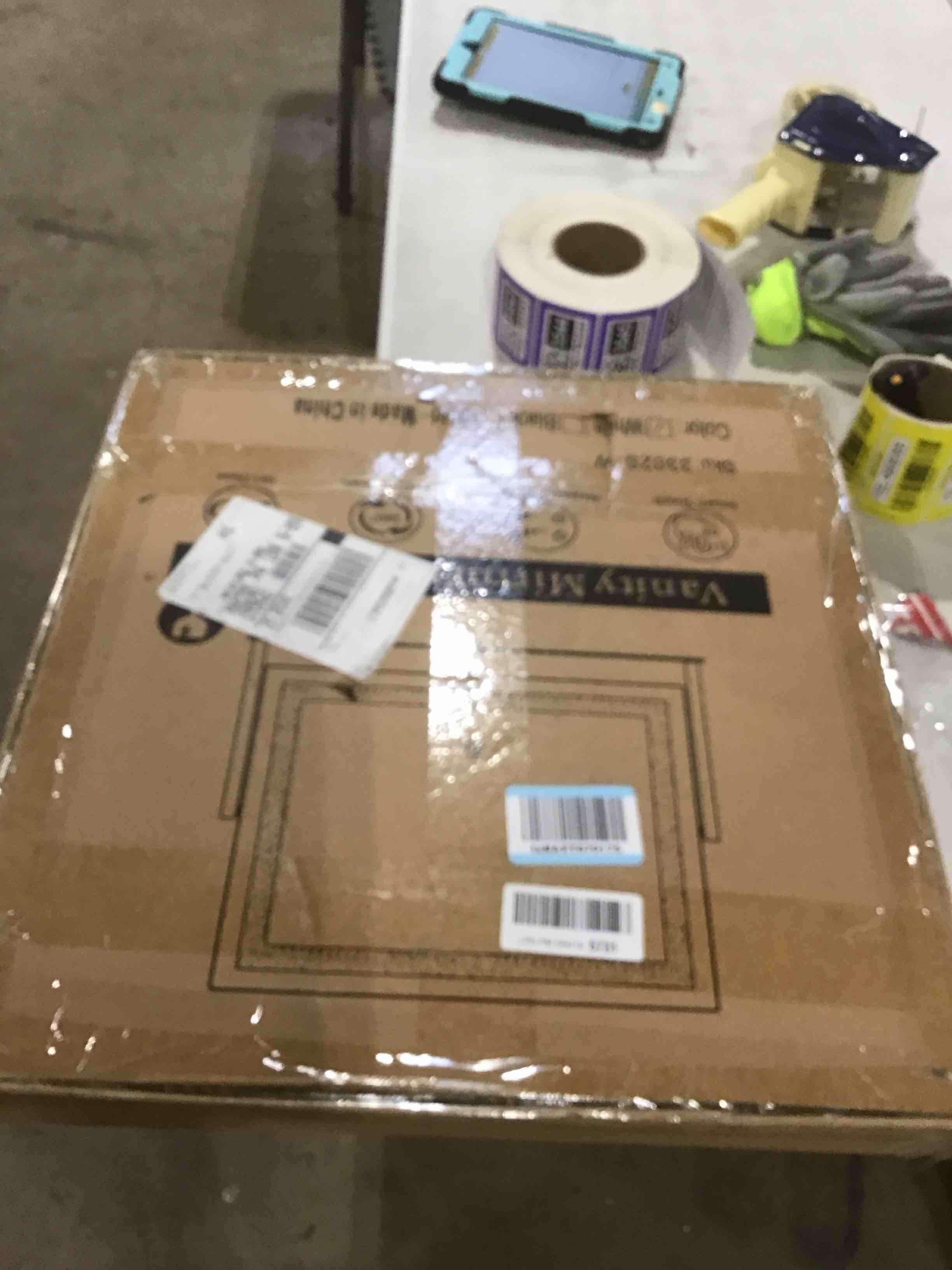 Vanity Mirror with Lights, 12.6"15" LED Makeup Mirror, Lighted Makeup Mirror with Lights, Smart Touch Control Dimmable 3 Modes Light, Lighted Up Mirror for Makeup Desk, Bedroom, Dressing Room