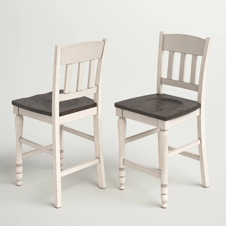 Hebden Solid Wood 24" Counter Stool