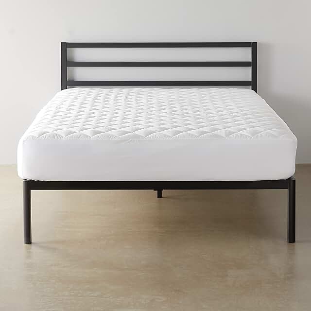 AmazonBasics-Hypoallergenic-Quilted-Mattress-Topper
