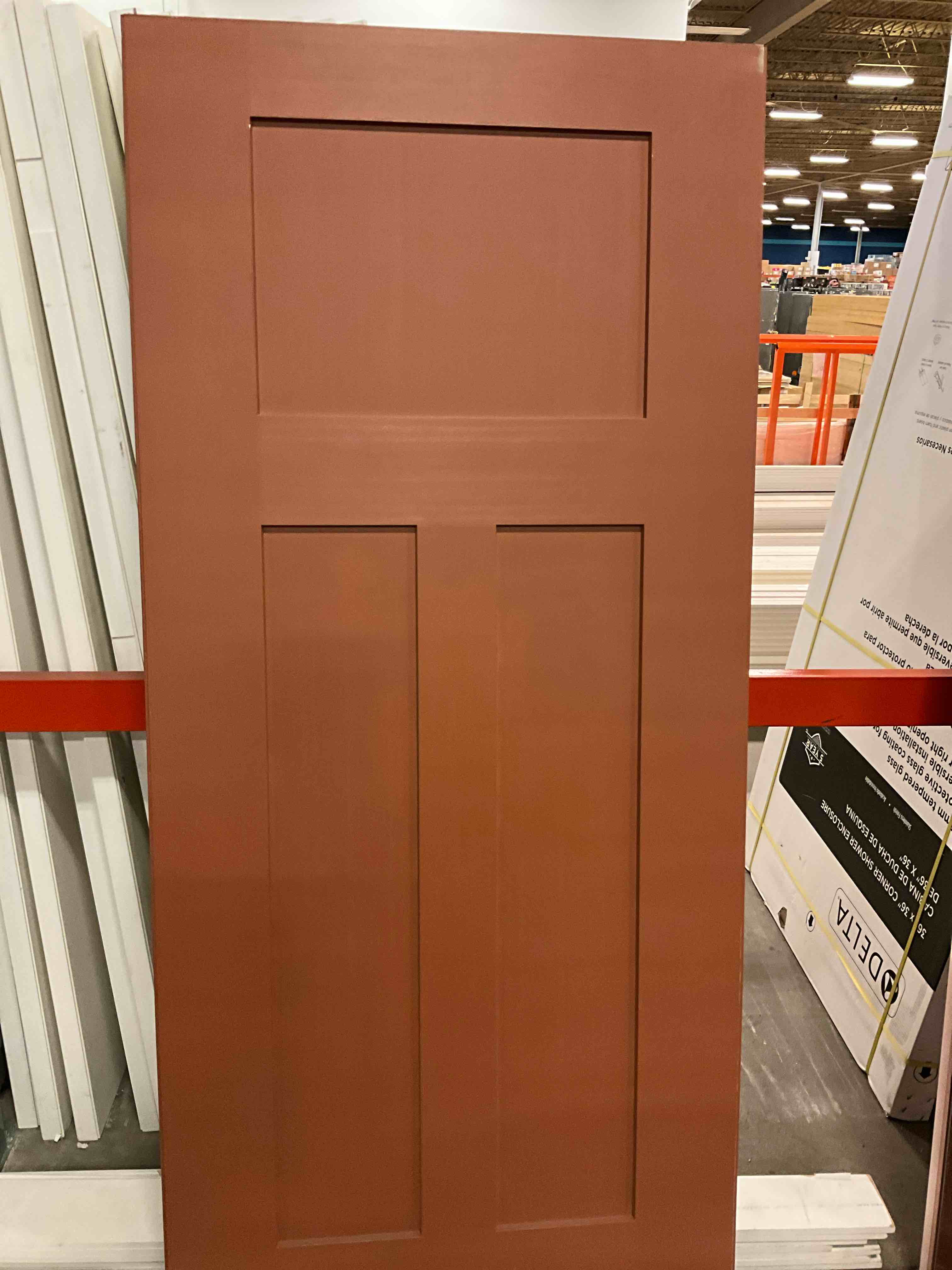 3 Panel Fiber Glass Door Slab 36”L x 80”H
