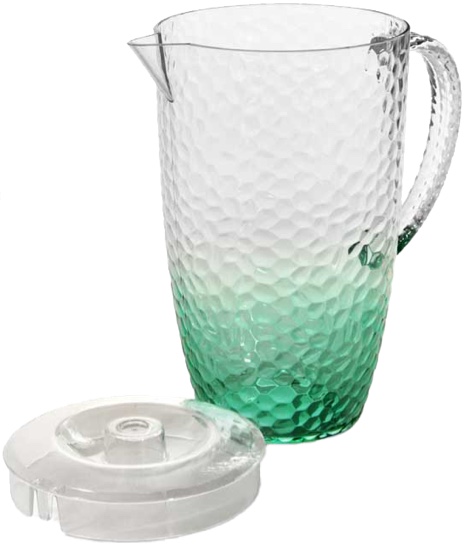  Plastic Reusable 2 Litre Picnic Water Jug Pitcher with Lid